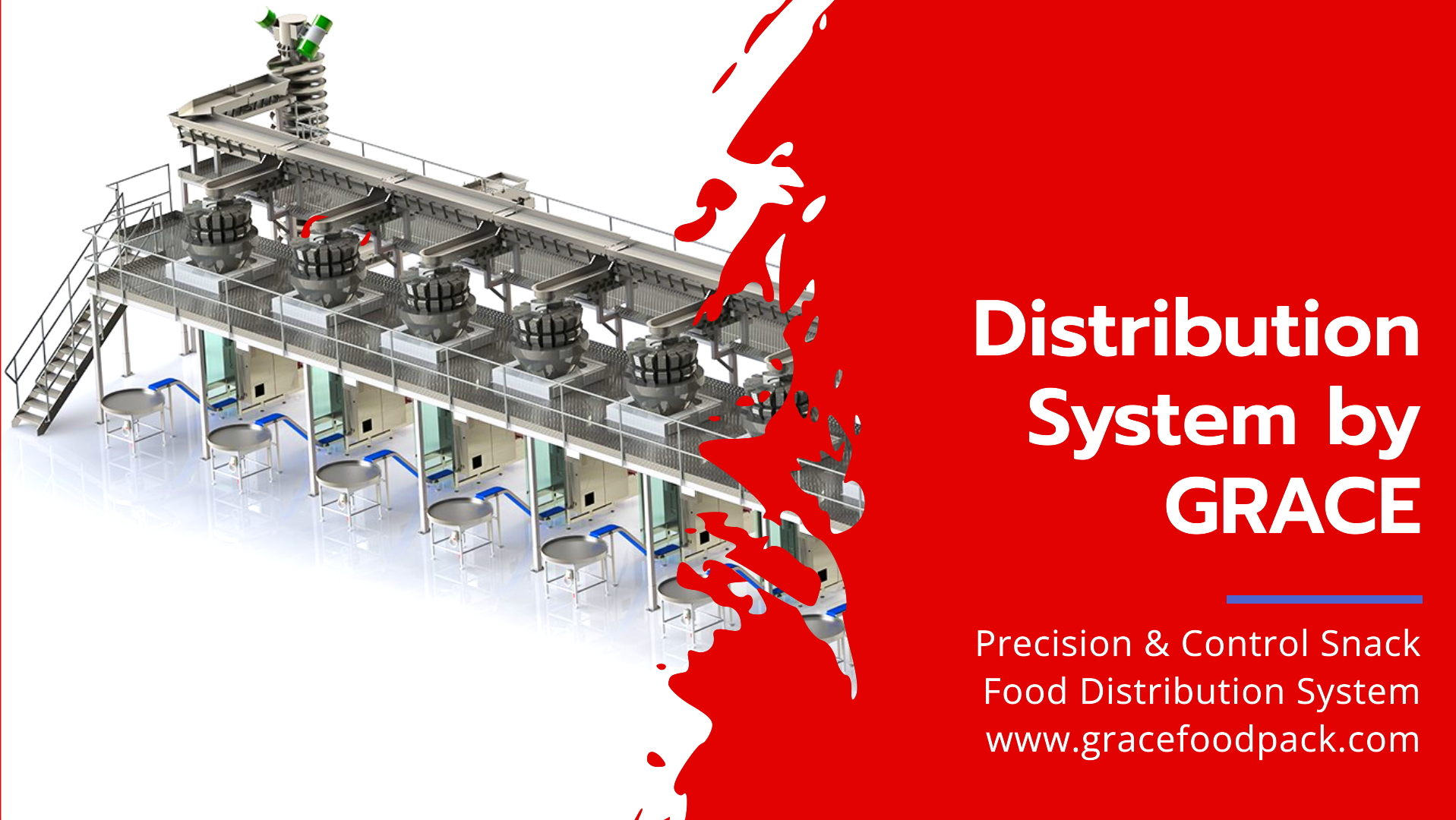 DISTRIBUTION SYSTEM WITH LINEAR FEEDERS AND ACCUMULATORS | Grace Food ...